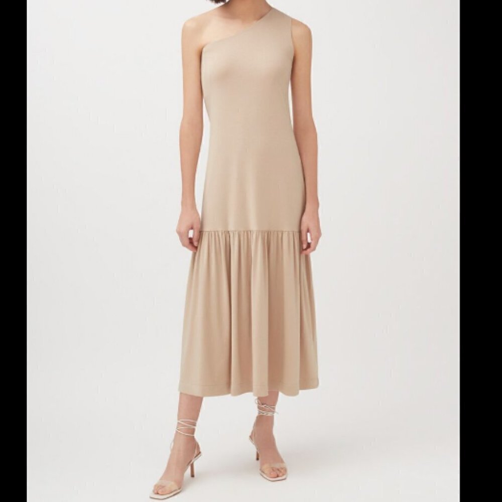 Cuyana One-Shoulder Dress